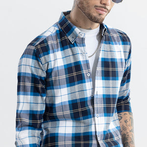 Boldsquare Blue Checks Shirt