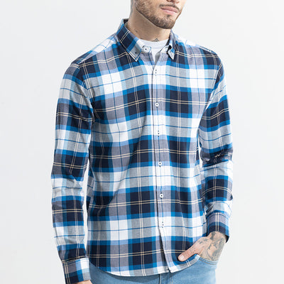 Boldsquare Blue Checks Shirt