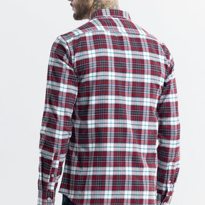 Boldsquare Garnet Red Checks Shirt