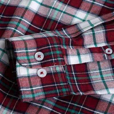 Boldsquare Garnet Red Checks Shirt