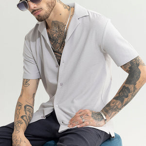 Swishes Cloud Grey Shirt