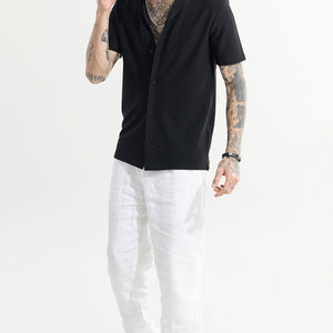 Swishes Black Shirt