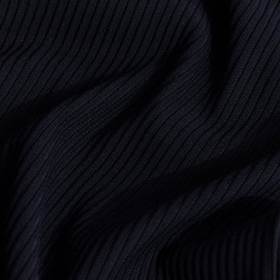 Parallel Rib Navy Shirt