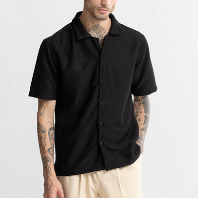 Nector Jet Black Hakoba Shirt
