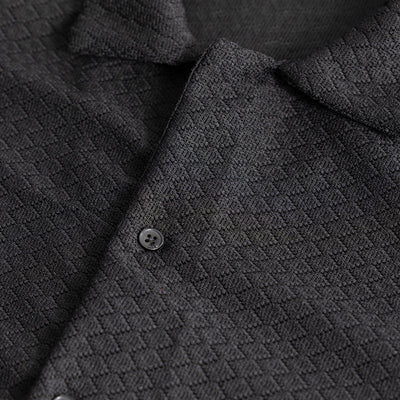 Nector Jet Black Hakoba Shirt