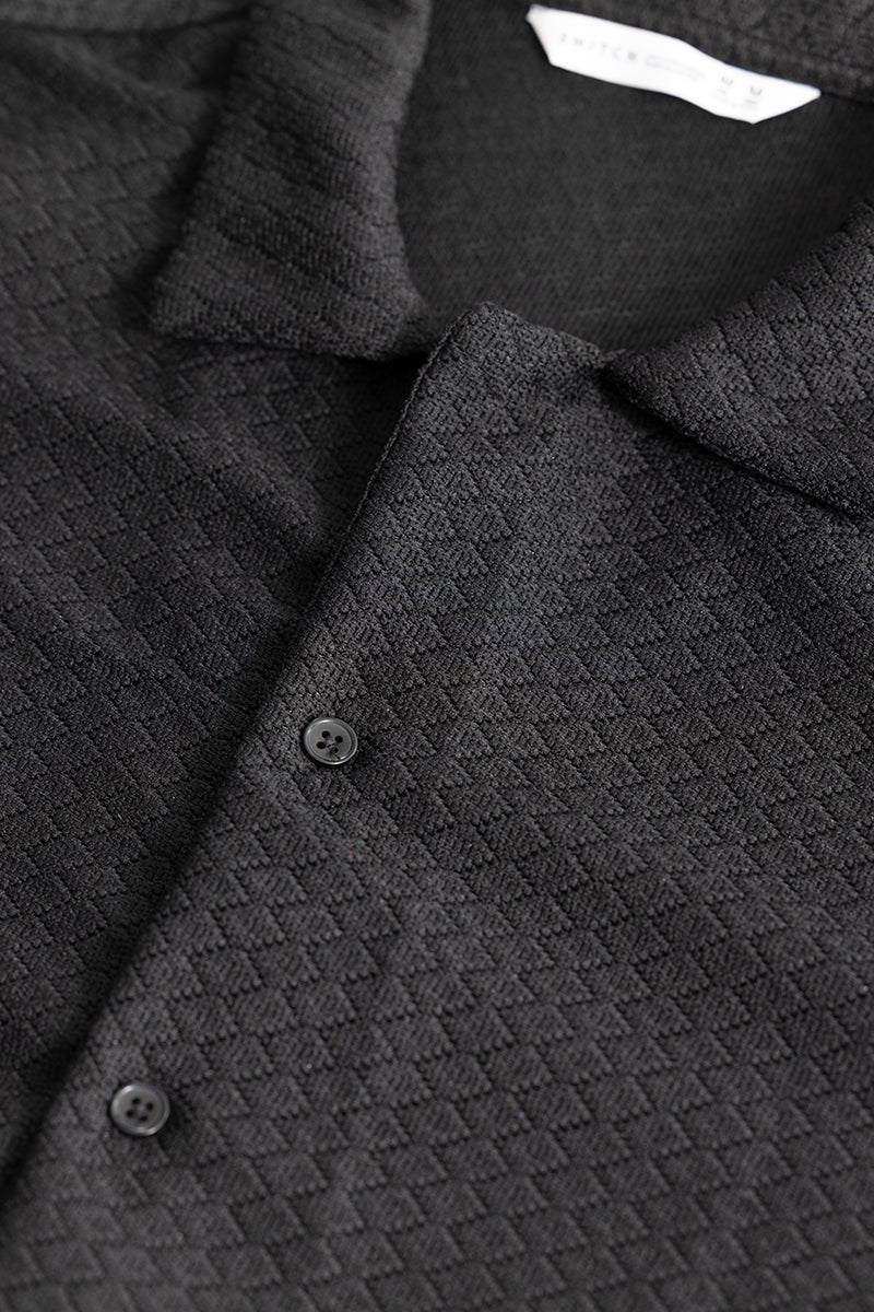 Nector Jet Black Hakoba Shirt
