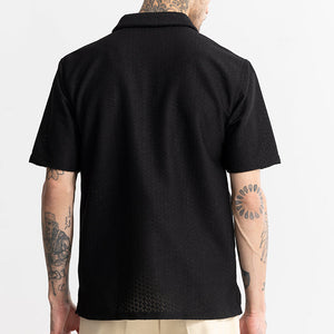 Nector Jet Black Hakoba Shirt