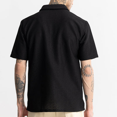 Nector Jet Black Hakoba Shirt