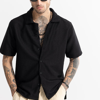 Nector Jet Black Hakoba Shirt