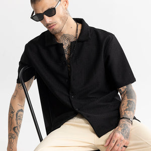 Nector Jet Black Hakoba Shirt