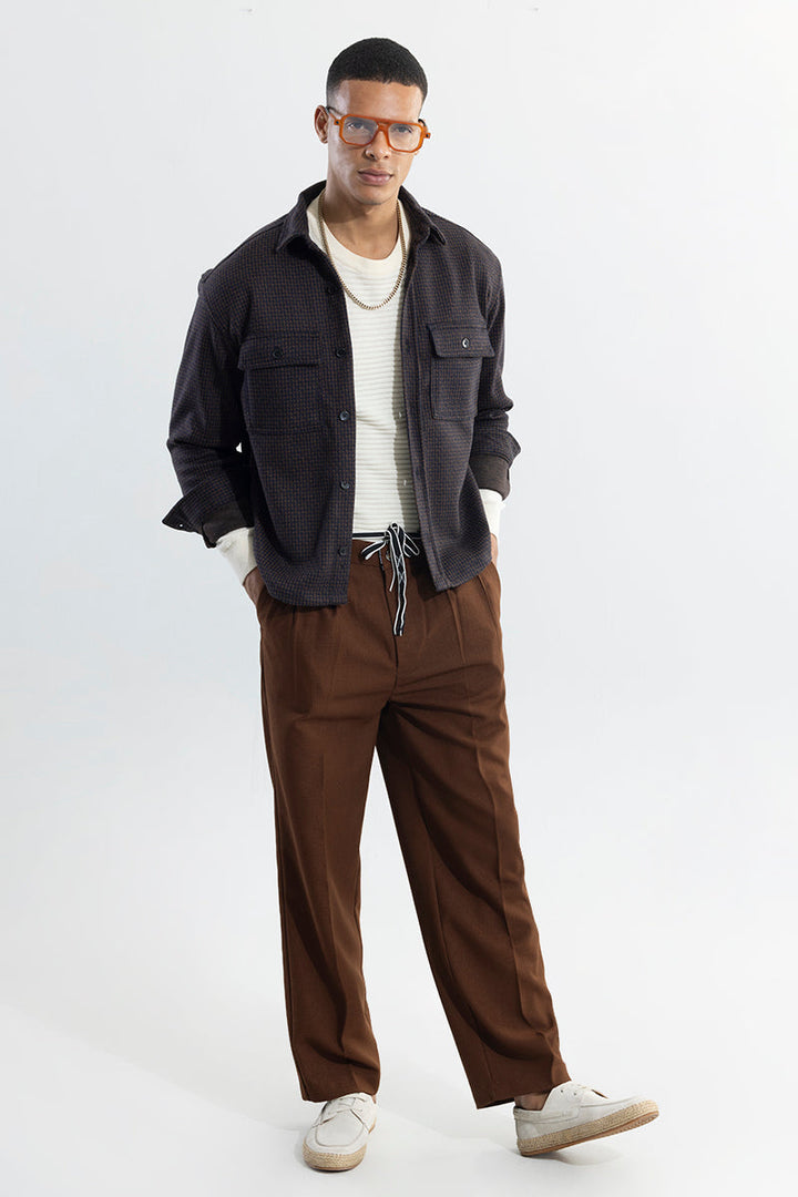 Spoondrift Brown Overshirt