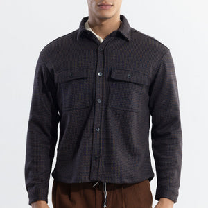 Spoondrift Brown Overshirt