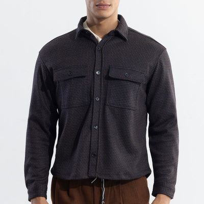 Spoondrift Brown Overshirt