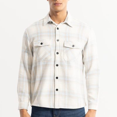 Colossal Checks Cream Shirt