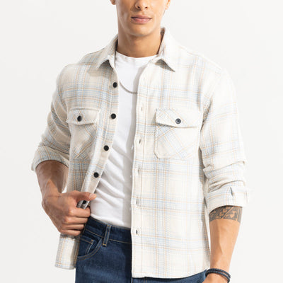 Colossal Checks Cream Shirt