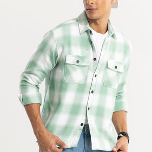 Colossal Checks Green Shirt