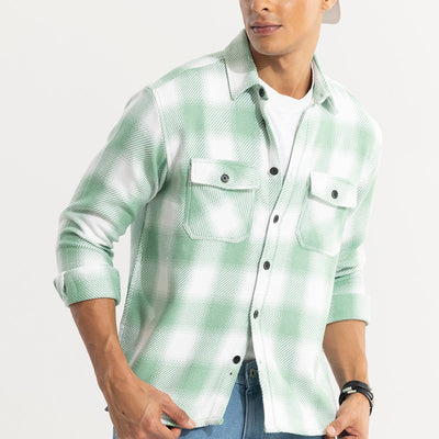 Colossal Checks Green Shirt