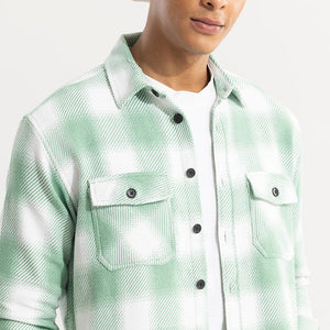 Colossal Checks Green Shirt