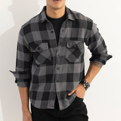 Colossal Checks Grey Shirt