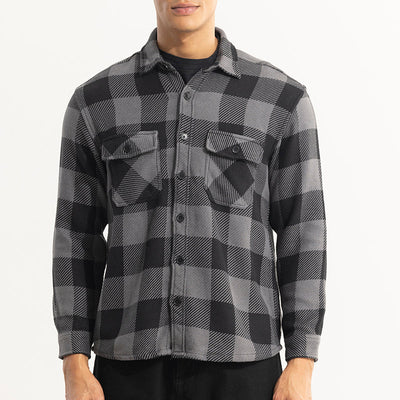 Colossal Checks Grey Shirt