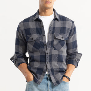 Colossal Checks Navy Shirt