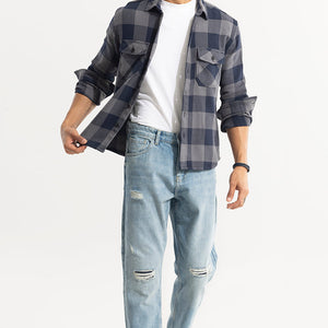 Colossal Checks Navy Shirt