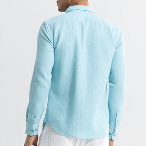 RelaxKnit Sky Blue Shirt