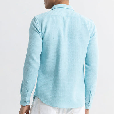 RelaxKnit Sky Blue Shirt