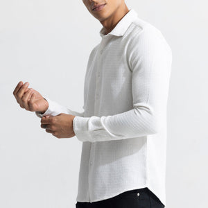 RelaxKnit White Shirt