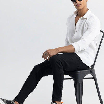 RelaxKnit White Shirt