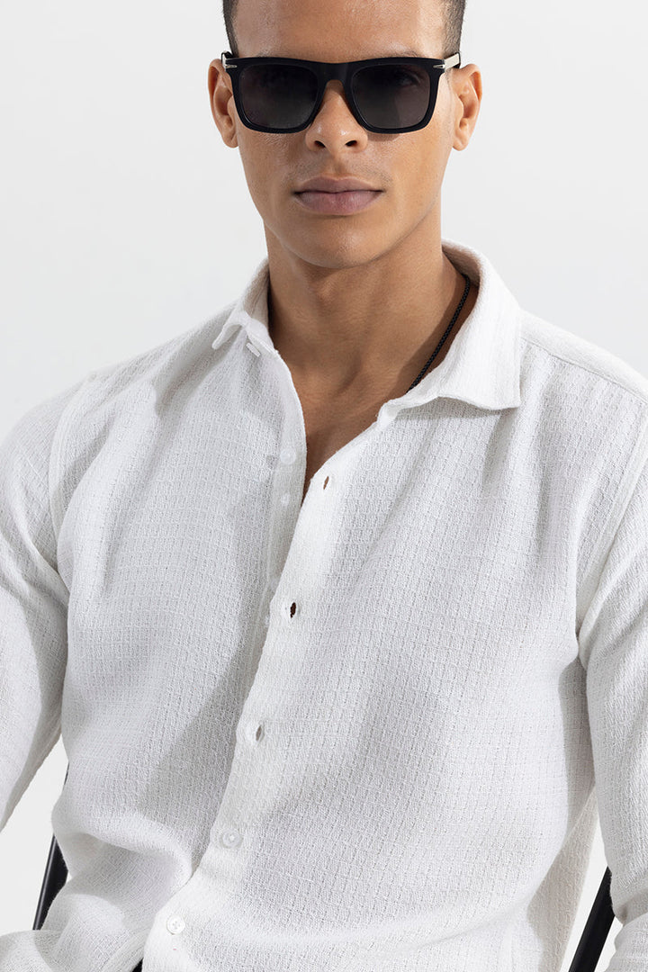 RelaxKnit White Shirt