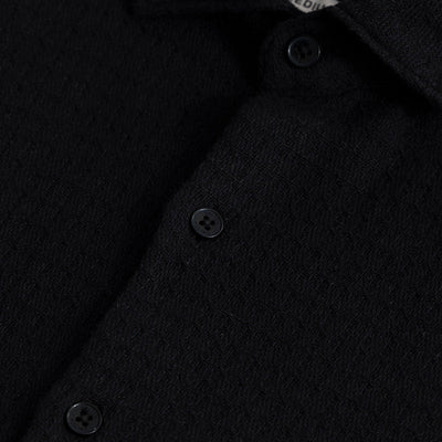 RelaxKnit Black Shirt