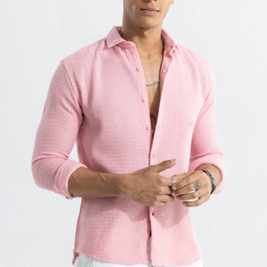 RelaxKnit Pink Shirt