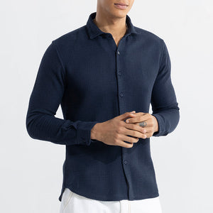 RelaxKnit Navy Shirt