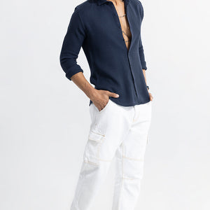RelaxKnit Navy Shirt