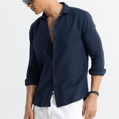 RelaxKnit Navy Shirt