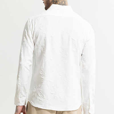 Slender White Shirt