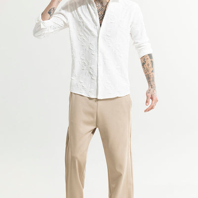 Slender White Shirt