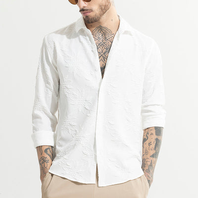 Slender White Shirt