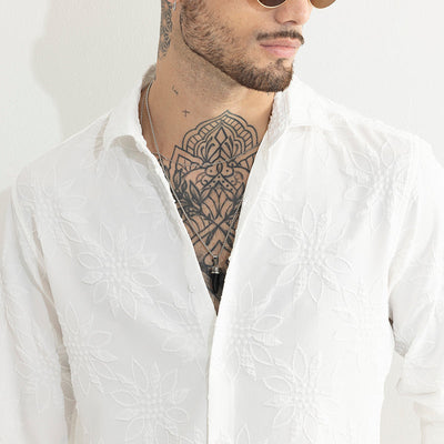 Slender White Shirt