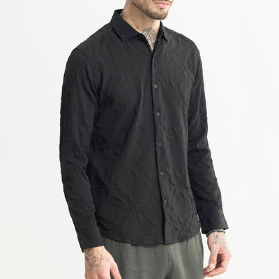 Slender Black Shirt