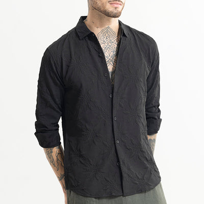 Slender Black Shirt