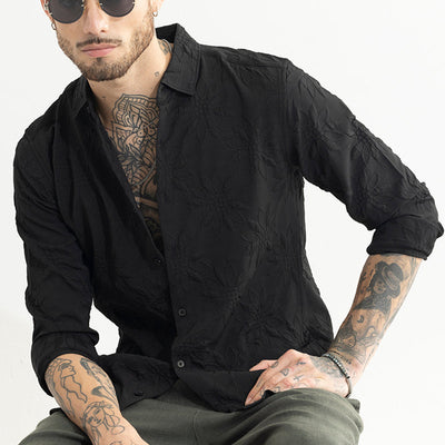 Slender Black Shirt