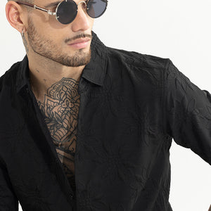 Slender Black Shirt