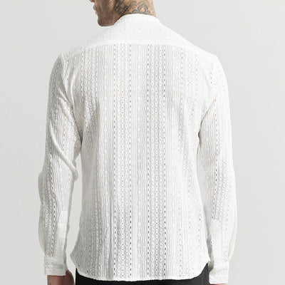 CraftedCanvas White Shirt