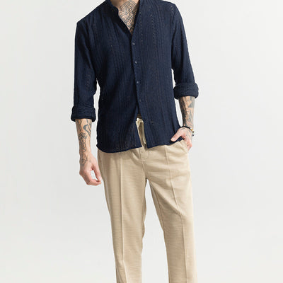 CraftedCanvas Navy Shirt