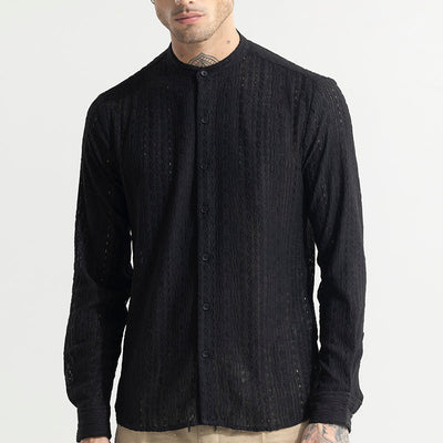 CraftedCanvas Black Shirt