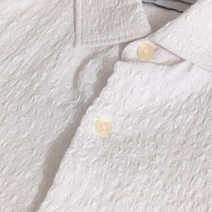 AiryCheck White Seer Sucker Shirt