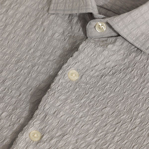 AiryCheck Grey Seer Sucker Shirt
