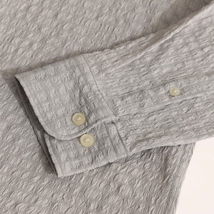 AiryCheck Grey Seer Sucker Shirt